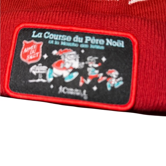 Santa Shuffle Festive Red Winter Pom-Pom Beanie - Picture 3 of 4